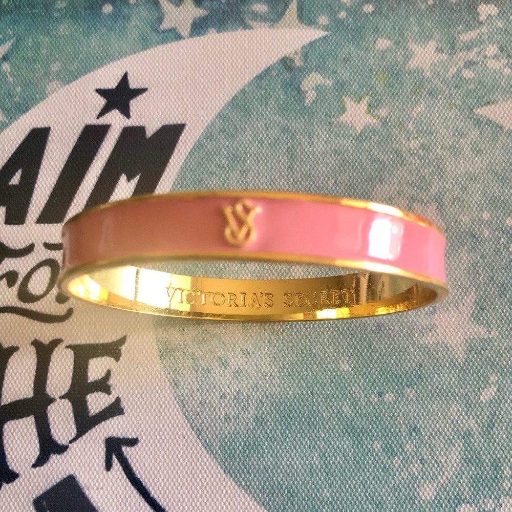 Victoria’s Secret Pink & Gold Rare Bangle Bracelet